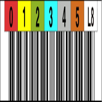 LTO 8 Horizontal Label with Choice of Number