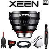 Rokinon Xeen 14mm T3.1 Lens for Canon EF Mount with Professional Accessory Kit