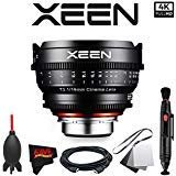Rokinon Xeen 14mm T3.1 Lens for Canon EF Mount with Professional Accessory Kit