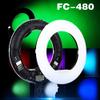 Yidoblo 18 inch LED Ring Light Kit Dimmable RGB/W Colors Photo Studio Video Portrait Film Selfie YouTube Photography Lighting Set with view 2