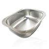 WANANG Stainless Steel Dishpan 9.9L/ Large Washing-up Bowl 9.9L, Multipurpose Kitchen Sink Bowl, Dish Tub, Vegetable Washing Basin (15.35L x 11.8W x 4.72H inches) view 2