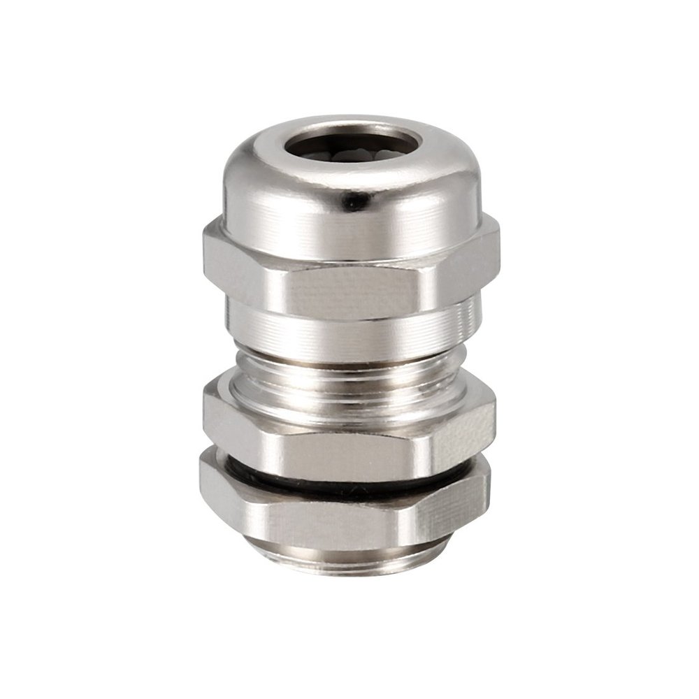 uxcell M12 Cable Gland Metal Waterproof Connector Wire Glands Joints for 3mm-6.5mm Dia Range