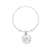 invisawear Smart Jewelry - Personal Safety Device - Silver Expandable Bracelet view 1