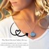 invisawear Smart Jewelry - Personal Safety Device - Silver Unisex Keychain view 4