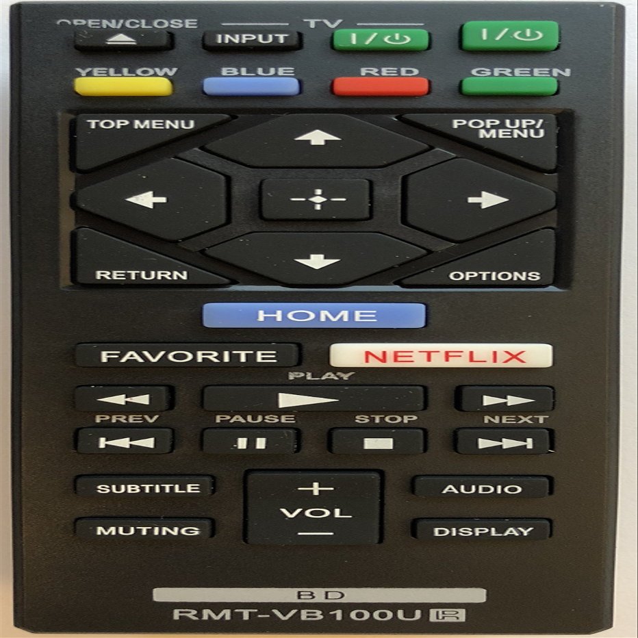 USARMT New RMT-VB100U Blu-ray Player Remote for Sony Player Remote BDP-S3500 BDP-S6500 BDP-S5500 BDP-S1500 BDP-BX650 BDP-BX350