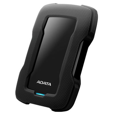 ADATA HD330 4TB USB 3.1 Shock-Resistant Extra Slim External Hard Drive Black (AHD330-4TU31-CBK)