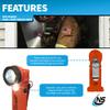 Nightstick XPR-5568RX Intrant Rechargeable Intrinsically Safe Permissible Dual-Light Angle Light (Red) view 3