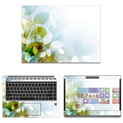 Decalrus - Protective Decal Floral Skin Sticker for HP EliteBook 1040 G4 (14" Screen) case Cover wrap HPelitebk1040g4-95