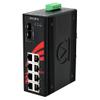 Antaira LNX-1002G-10G-SFP Industrial 10-Port Unmanaged Gigabit Ethernet Switch, Dual 10G SFP+ Slots, DIN-Rail Mount, Redundant 12 to 48 VDC Power Input view 2