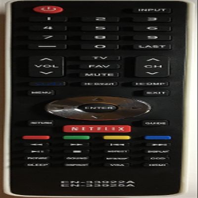 New USARMT Replaced Hisense EN-33925A EN-33922A TV Remote Control for Hisense 32K20DW 40K366W 50K366W 50K610GW 55K610GW Smart Internet TV LTDN50K366GWUS LHD32K366WUS LTDN40K366NWUS LTDN40K366WUS