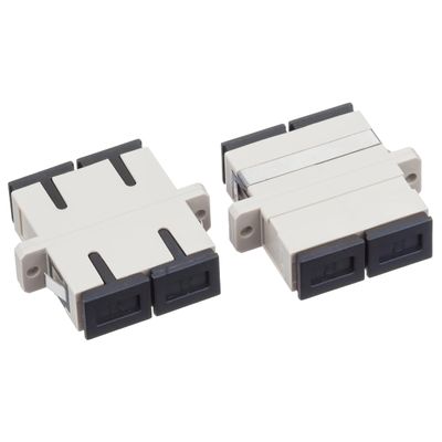 10Pack Fiber Optic Coupler Adapter SC-SC SC to SC Duplex om3 Multimode Cable Adapter Coupler Female to Female Connector Suit for OM1 OM2 OM3 OM4(10pcs/Lot)