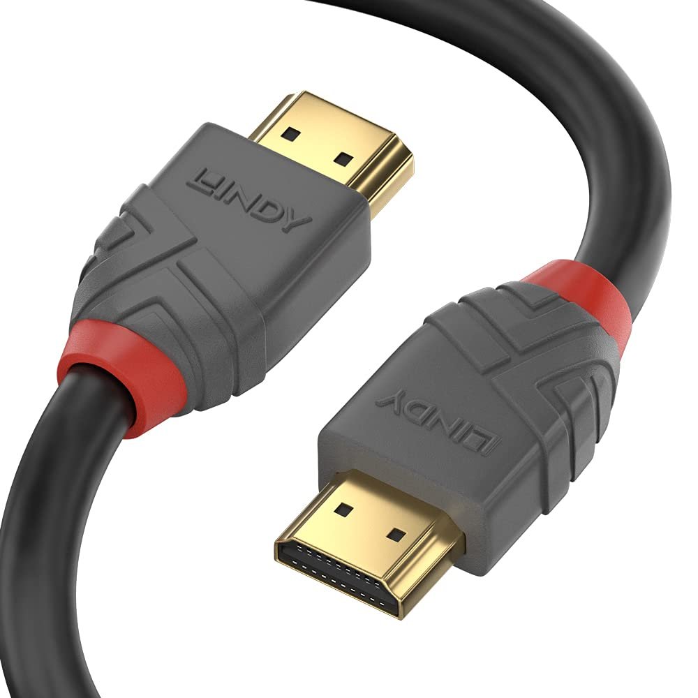 Lindy 36961 HDMI Cable 0.5 m HDMI Type A (Standard) Black,Grey