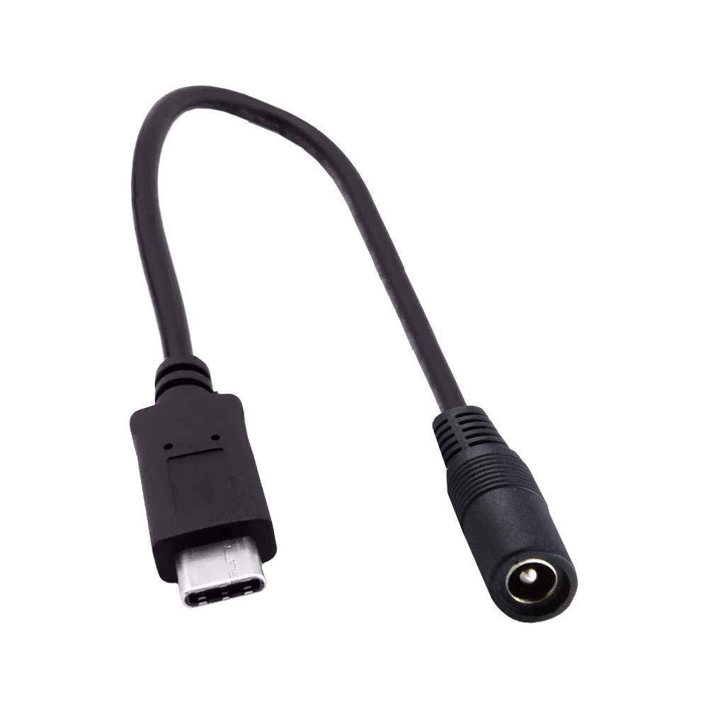axGear USB 3.1 Type C USB-C to DC 5.5 x 2.5mm Power Jack Extension Charge Cable