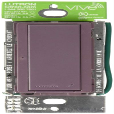 Lutron MRF2S-8S-DV-PL Maestro Wireless Digital Switch 120/277V Plum