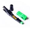 100pack FTTH SC/APC Optical Fiber Cable Quick Fast Connector Adapter Single Mode for CATV Network (100Pcs Green Black) view 1