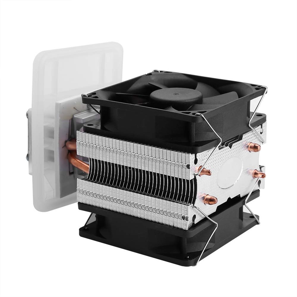 12V Semiconductor Refrigeration Thermoelectric Peltier Air Cooling Dehumidification System Cooler Fan Cooling System Kit 175x100x98 mm
