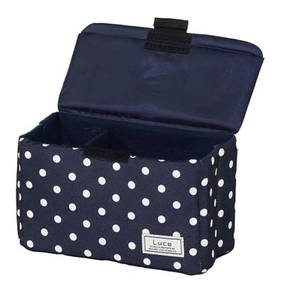 Kenko Camera Bag Luce Inner Box Small 1.7L Dot Navy S-DTNV