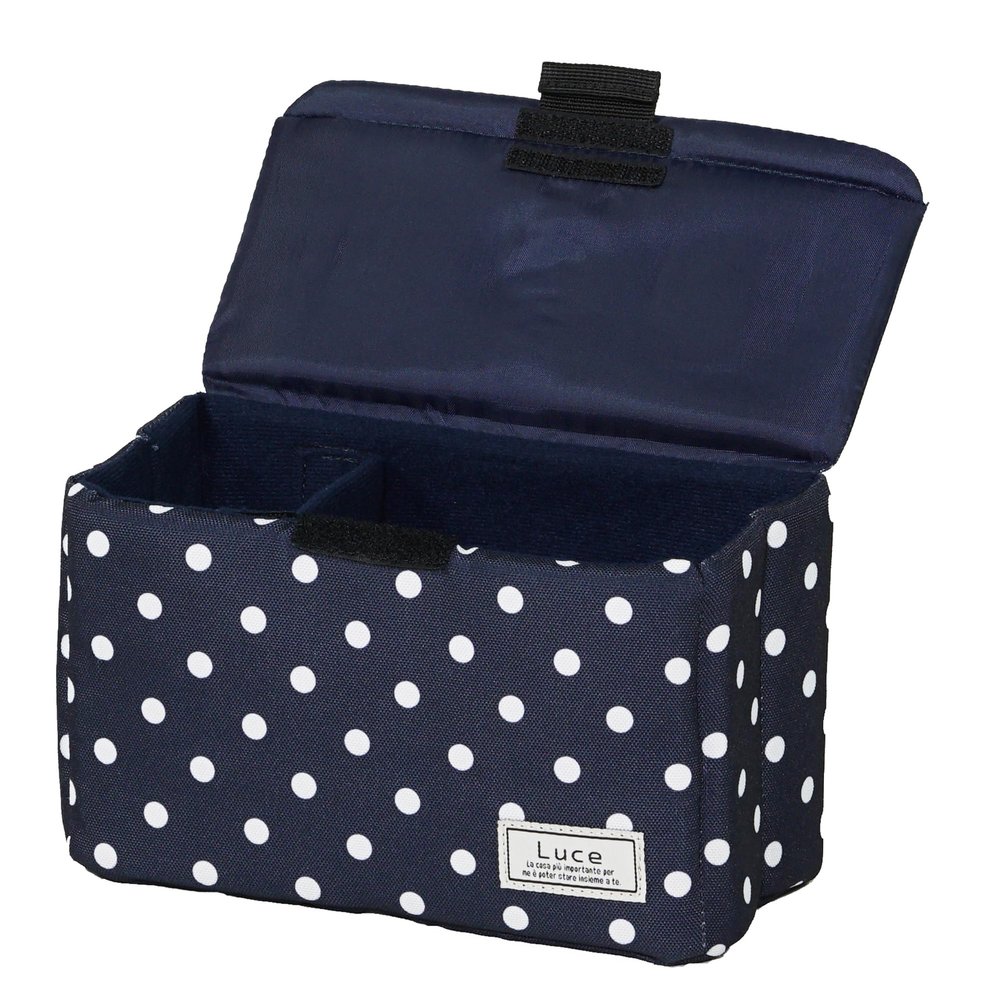 Kenko Camera Bag Luce Inner Box Small 1.7L Dot Navy S-DTNV