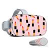 MightySkins Skin Compatible with Oculus Go Mobile VR - Lipstick Pattern | Protective, Durable, and Unique Vinyl Decal wrap Cover | Easy to Apply, Remove, and Change Styles | Made in The USA view 1