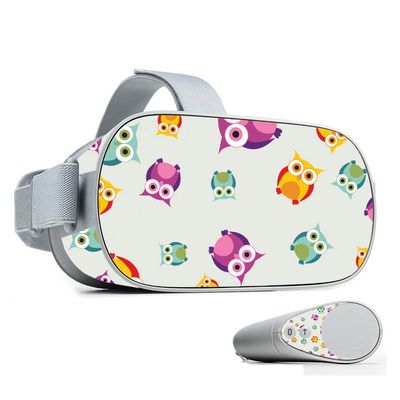 MightySkins Skin Compatible with Oculus Go Mobile VR - Owls | Protective, Durable, and Unique Vinyl Decal wrap Cover | Easy to Apply, Remove, and Change Styles | Made in The USA