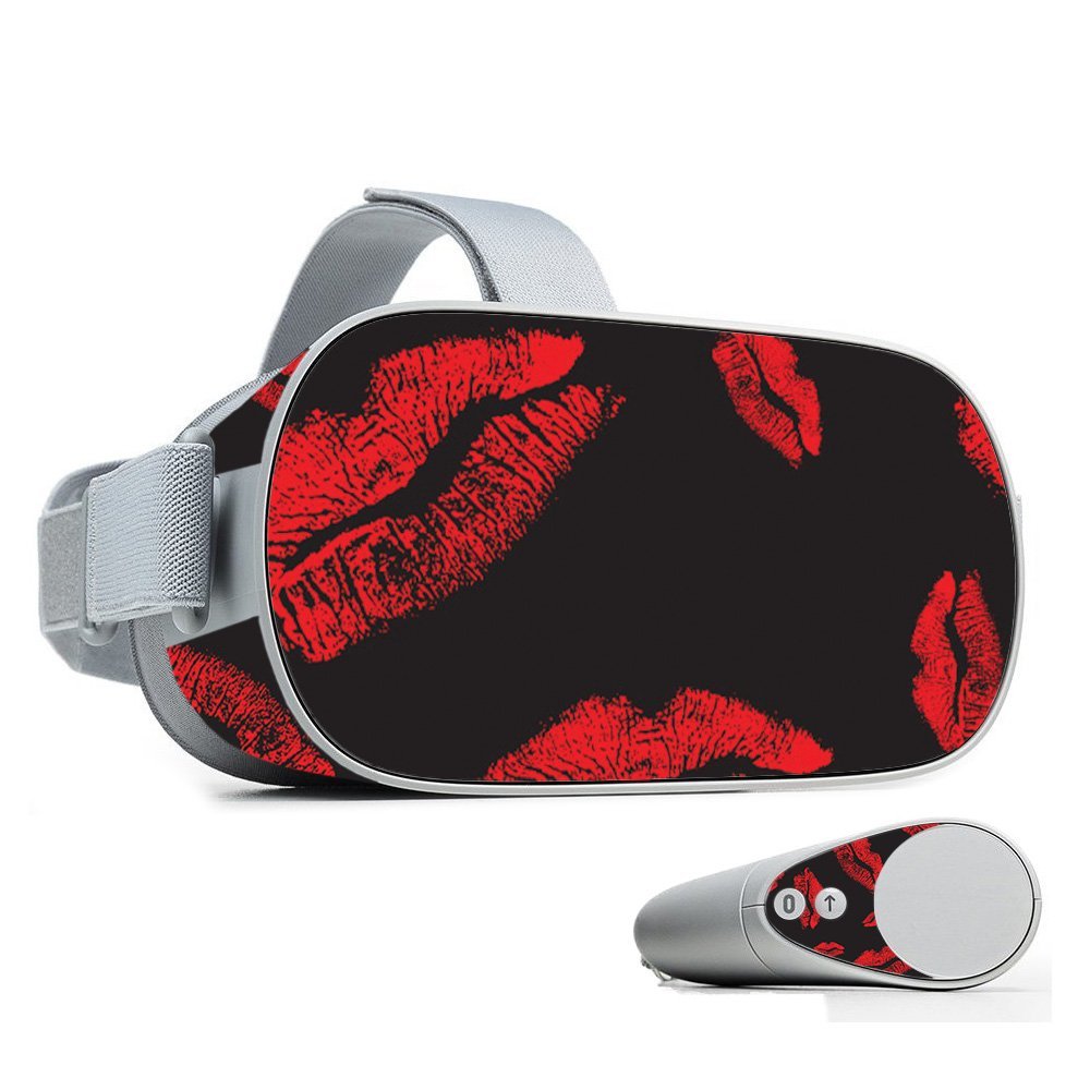 MightySkins Skin Compatible with Oculus Go Mobile VR - Kiss Me | Protective, Durable, and Unique Vinyl Decal wrap Cover | Easy to Apply, Remove, and Change Styles | Made in The USA