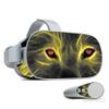 MightySkins Skin Compatible with Oculus Go Mobile VR - Neon Wolf | Protective, Durable, and Unique Vinyl Decal wrap Cover | Easy to Apply, Remove, and Change Styles | Made in The USA view 1