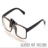 Blue Light Blocking Clip-on/Flip-up Computer Glasses Easy Fits on Frames view 2