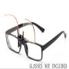 Blue Light Blocking Clip-on/Flip-up Computer Glasses Easy Fits on Frames view 3