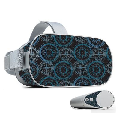 MightySkins Skin Compatible with Oculus Go Mobile VR - Compass Tile | Protective, Durable, and Unique Vinyl Decal wrap Cover | Easy to Apply, Remove, and Change Styles | Made in The USA