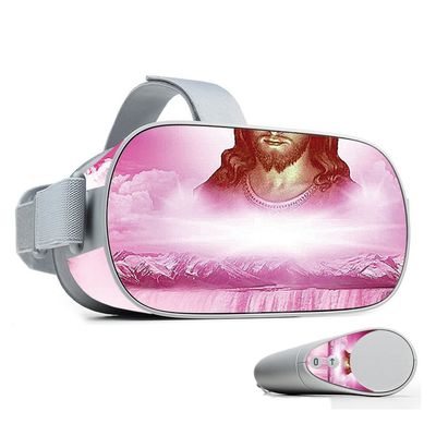 MightySkins Skin Compatible with Oculus Go Mobile VR - Jesus | Protective, Durable, and Unique Vinyl Decal wrap Cover | Easy to Apply, Remove, and Change Styles | Made in The USA
