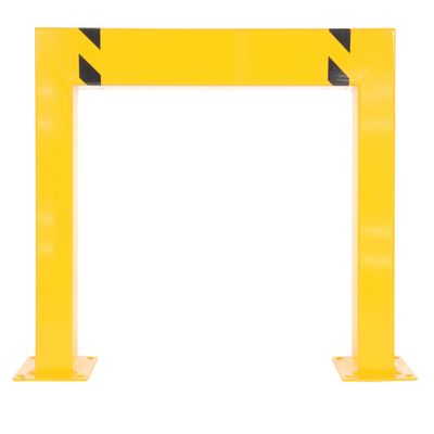 Vestil HPRO-SQ-48-24-5 Steel Square High Profile Machinery and Rack Guard 48 in. x 24 in. x 5 in. Yellow