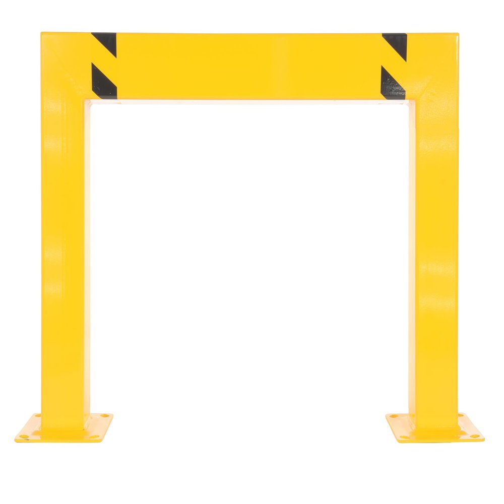 Vestil HPRO-SQ-48-24-5 Steel Square High Profile Machinery and Rack Guard 48 in. x 24 in. x 5 in. Yellow