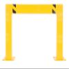 Vestil HPRO-SQ-48-24-5 Steel Square High Profile Machinery and Rack Guard 48 in. x 24 in. x 5 in. Yellow view 1