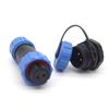 SZJELEN SP13 2pin/3pin/4pin/5pin/6pin/7pin/ 9pin Waterproof Aviation Cable Connectors,Female Plug and Male Socket,LED Light Power Connector (2pin, Panel Mount--Plug(Female)&Socket(Male)) view 1
