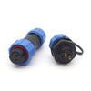 SZJELEN SP13 2pin/3pin/4pin/5pin/6pin/7pin/ 9pin Waterproof Aviation Cable Connectors,Female Plug and Male Socket,LED Light Power Connector (2pin, Panel Mount--Plug(Female)&Socket(Male)) view 2