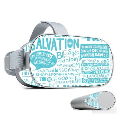MightySkins Skin Compatible with Oculus Go Mobile VR - Faith | Protective, Durable, and Unique Vinyl Decal wrap Cover | Easy to Apply, Remove, and Change Styles | Made in The USA