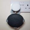 3D Cabin Adjustable Plug Hanger Compatible with Google Home Mini - Grey view 3