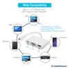 CableWholesale USB-C 3.1, 3-in-1 Mini Dock, SVGA, USB 3.0 Type-A, & USB-C Charge Port view 3