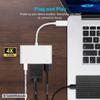 CableWholesale USB-C 3.1, 3-in-1 Mini Dock, SVGA, USB 3.0 Type-A, & USB-C Charge Port view 4