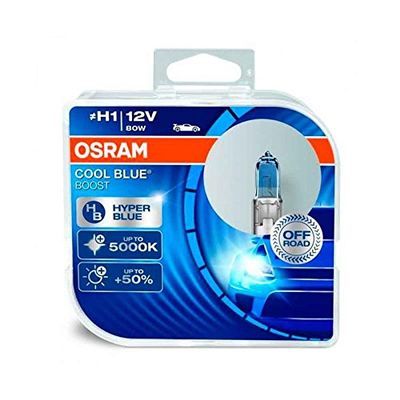 Osram Spain mt-ocbb1-duo PL ocbb1-pl-set 2 Halogen Bulbs OSRAM Cool Blue Boost H1 P14.5S 12 V 80 W Duo