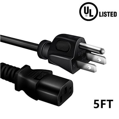 PK Power UL Listed 5ft/1.5m AC Power Cord Outlet Socket Cable Plug Lead for YAQIN SD-28B SD-CD2 6JI,SD-32A Stereo Audio Upgrade Tube Signal Processor Buffer CD/DVD HDCD Player