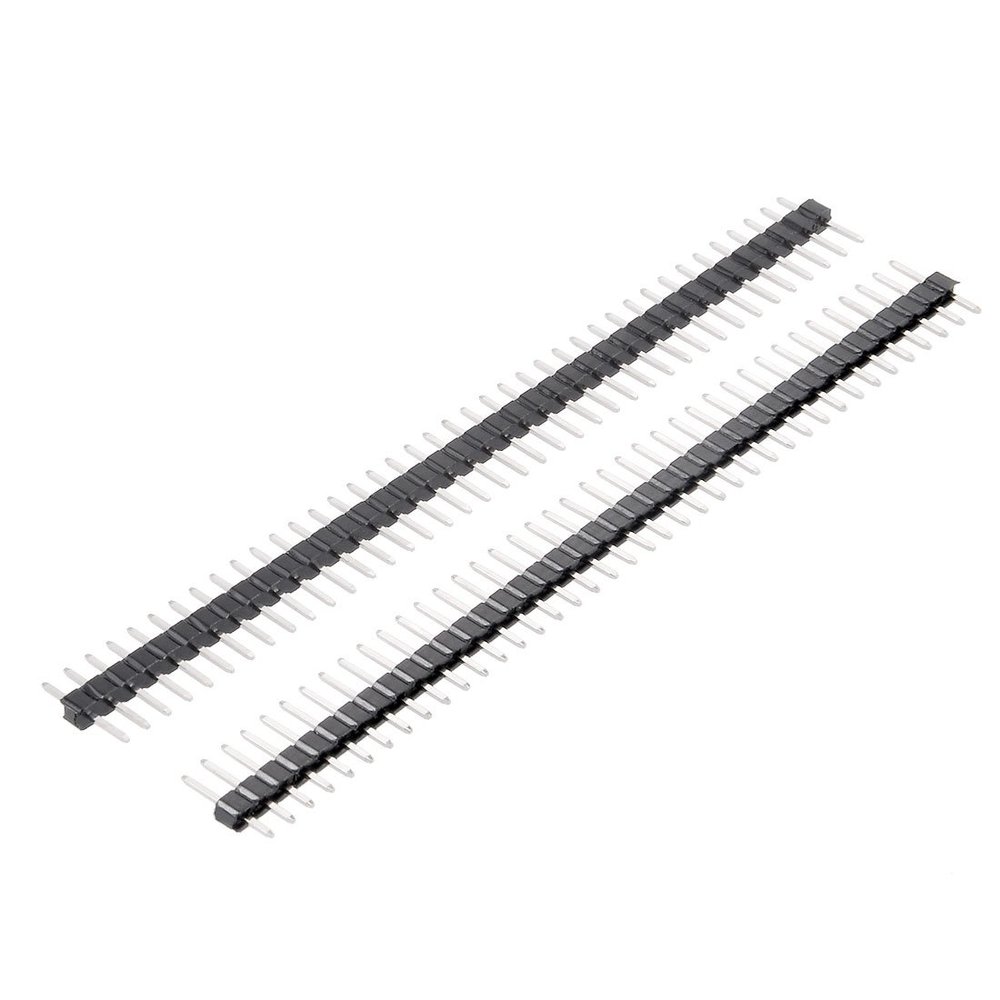 uxcell 10Pcs 2.0mm Pitch 40-Pin 8.6mm Length Single Row Straight Connector Pin Header Strip for Prototype Shield