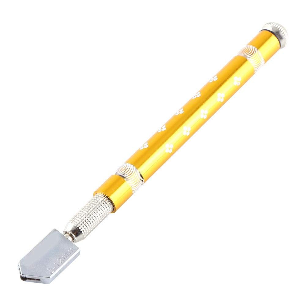 Glass Cutter Roller Glass Cutter, Glass Cutter Tool, Asixx Professional Anti-Slip Roller Glass Cutter Cutting Tool with Mental Aluminum Alloy Handle with Beautiful Cutting Line for Cutting Glass Plat
