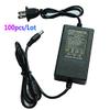 100 Pack AC to DC 12V 2A Power Converter for US Adapter Charger Supply 12V2A Wall Plug for Switch Media Router Camera 5.5mm*2.5/2.1mm view 2