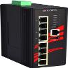 Antaira LMX-0800G Industrial-Grade 8-Port Managed Gigabit Ethernet Switch, DIN-Rail Mount, -10 to 70C Operating Temperature, Redundant 12 to 48 VDC Power Input view 2