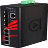 Antaira LMX-0804G-SFP Industrial-Grade 8-Port Managed Gigabit Ethernet Switch, 4 SFP Slots, DIN-Rail Mount, -10 to 70C Operating Temperature, Redundant 12 to 48 VDC Power Input view 1
