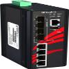 Antaira LMX-0804G-SFP Industrial-Grade 8-Port Managed Gigabit Ethernet Switch, 4 SFP Slots, DIN-Rail Mount, -10 to 70C Operating Temperature, Redundant 12 to 48 VDC Power Input view 2
