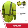 Radians ST31-3PGS-M Industrial Safety Shirt Short Sleeve view 3