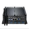 KINGDEL Powerful Mini Desktop Computer, Fanless Industrial PC, i5 Dual Core CPU, 8GB RAM, 256GB SSD, 2xNICs, 4xUSB 3.0, 4xCOM RS232, HD Port, WiFi, Metal Case, Silent Working view 3