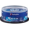 Verbatim BD-R DL 50GB 6X with Branded Surface - 25pk Spindle - 25pk Spindle - TAA Compliance view 1